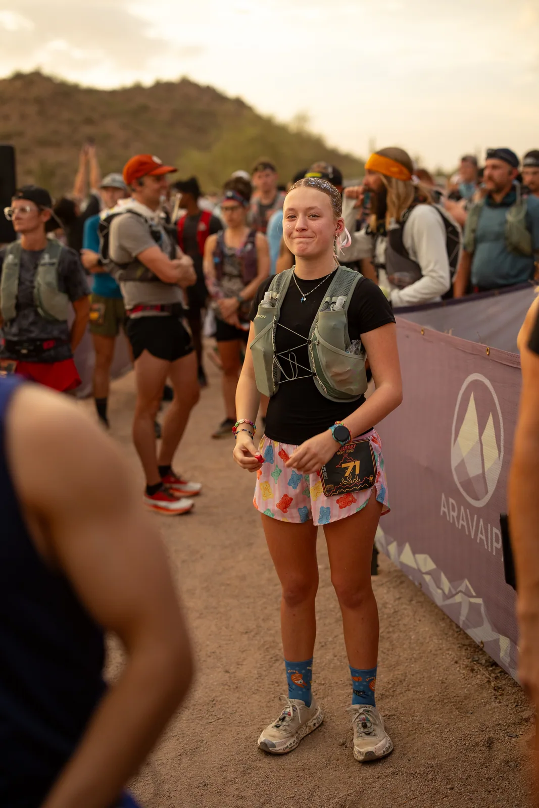 Start of the Stunner Night Runs in Usery Mountain Regional Park