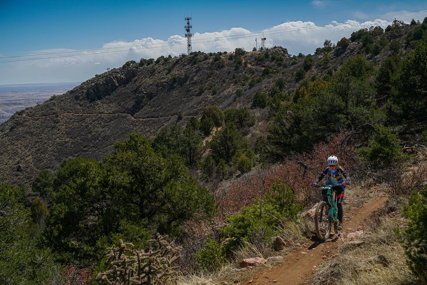 Riders on the Royal Gorge Groove course in Royal Gorge Park