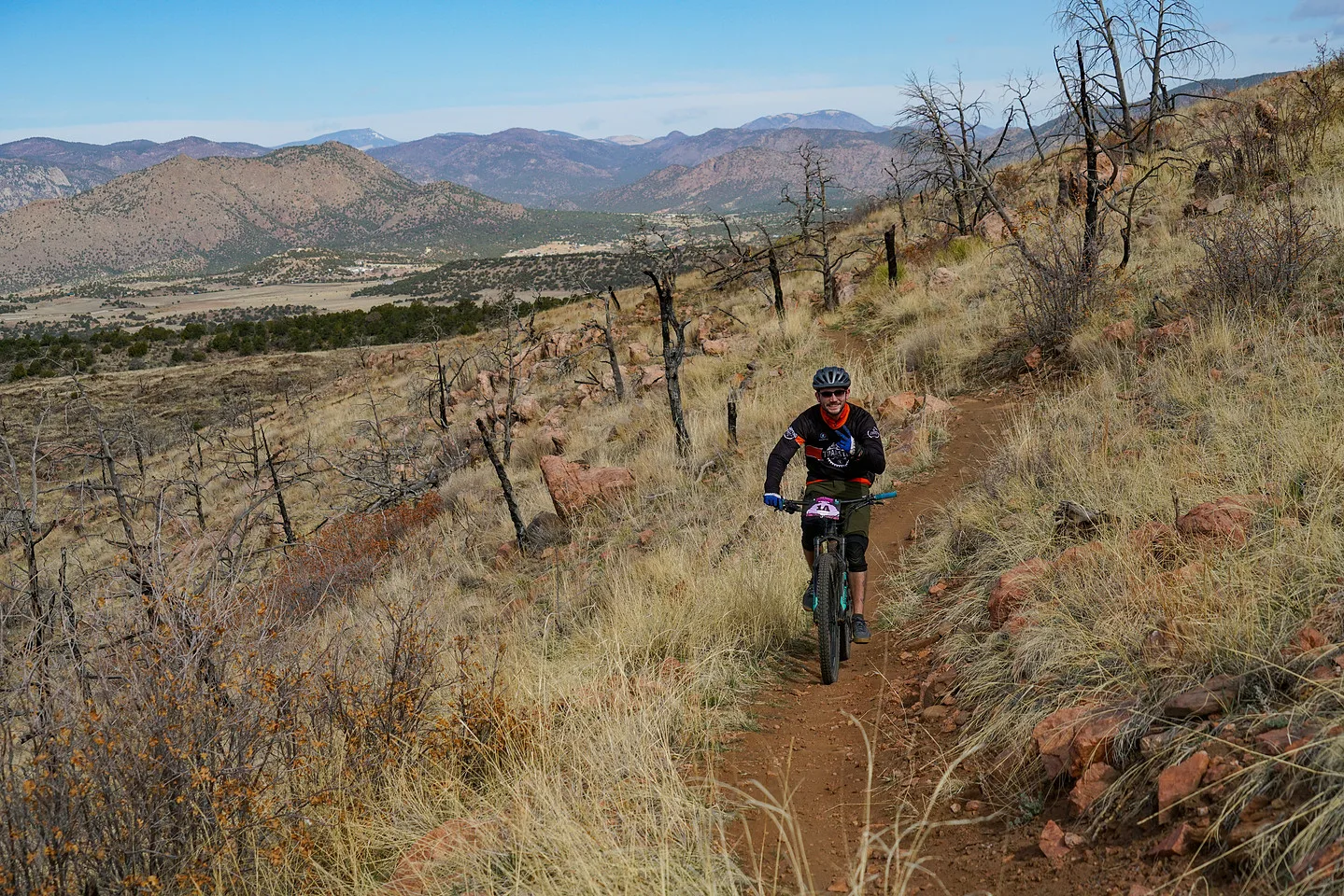 Riders on the Royal Gorge Groove course in Royal Gorge Park