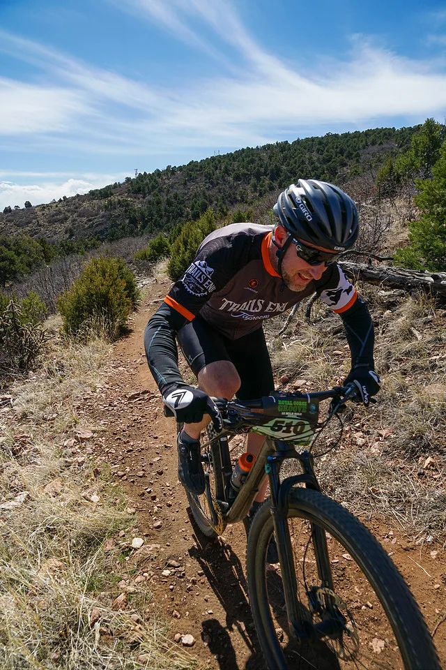 Riders on the Royal Gorge Groove course in Royal Gorge Park