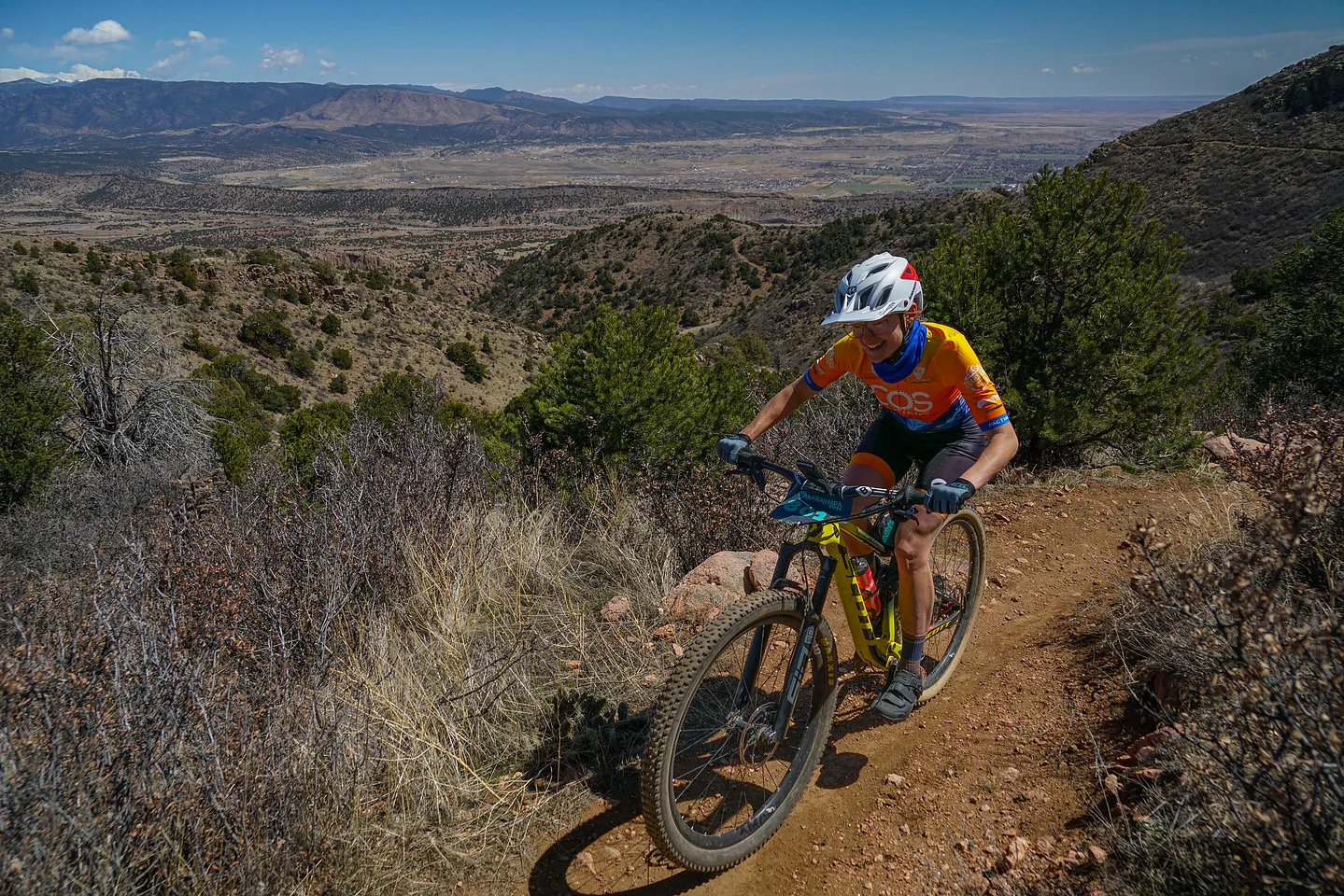 Riders on the Royal Gorge Groove course in Royal Gorge Park