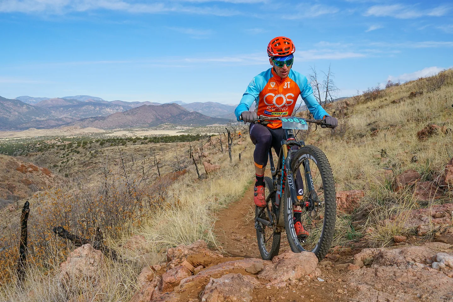 Riders on the Royal Gorge Groove course in Royal Gorge Park
