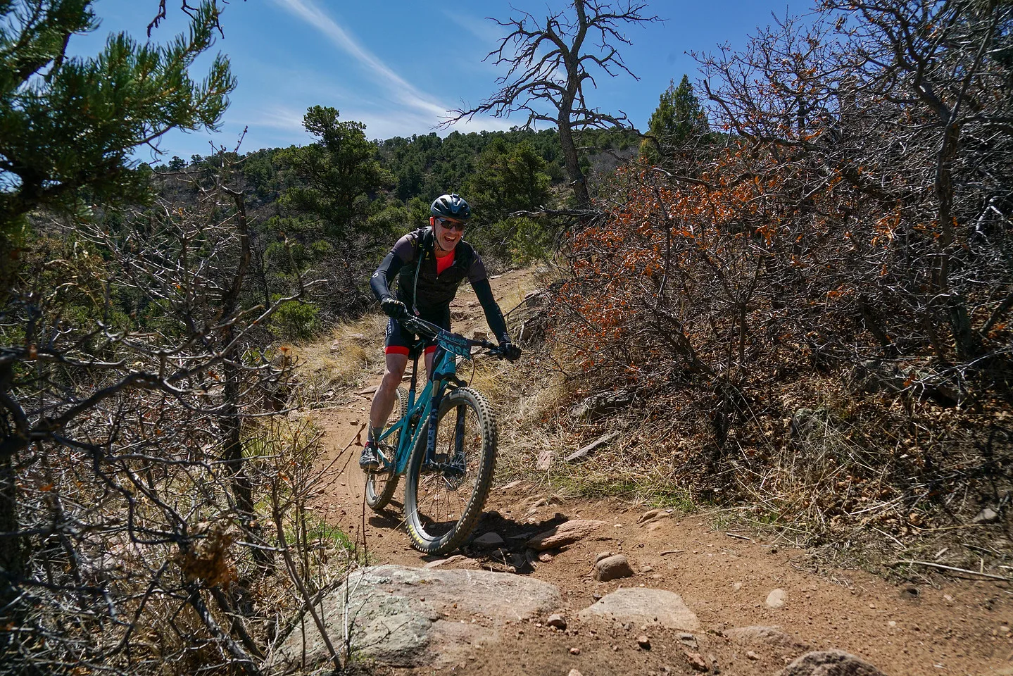 Riders on the Royal Gorge Groove course in Royal Gorge Park