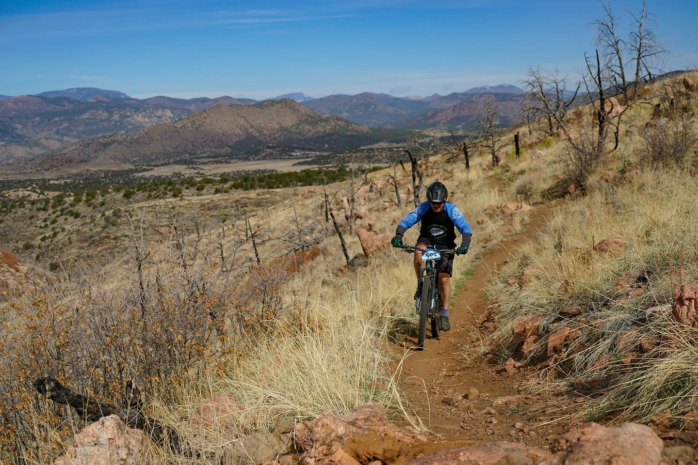 Riders on the Royal Gorge Groove course in Royal Gorge Park
