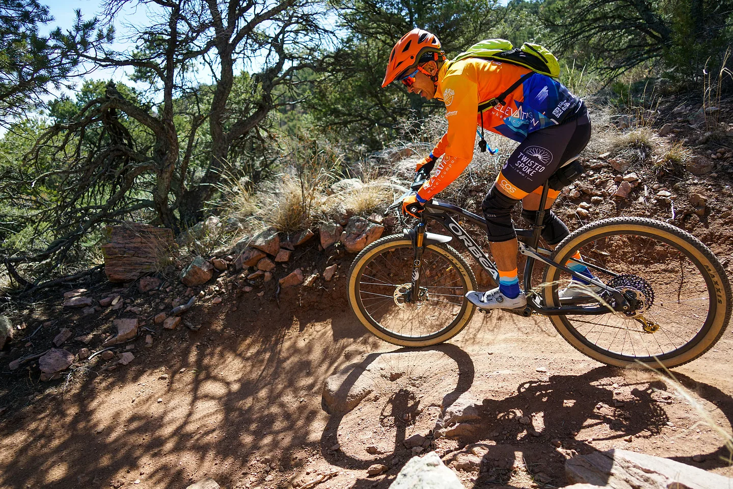 Riders on the Royal Gorge Groove course in Royal Gorge Park