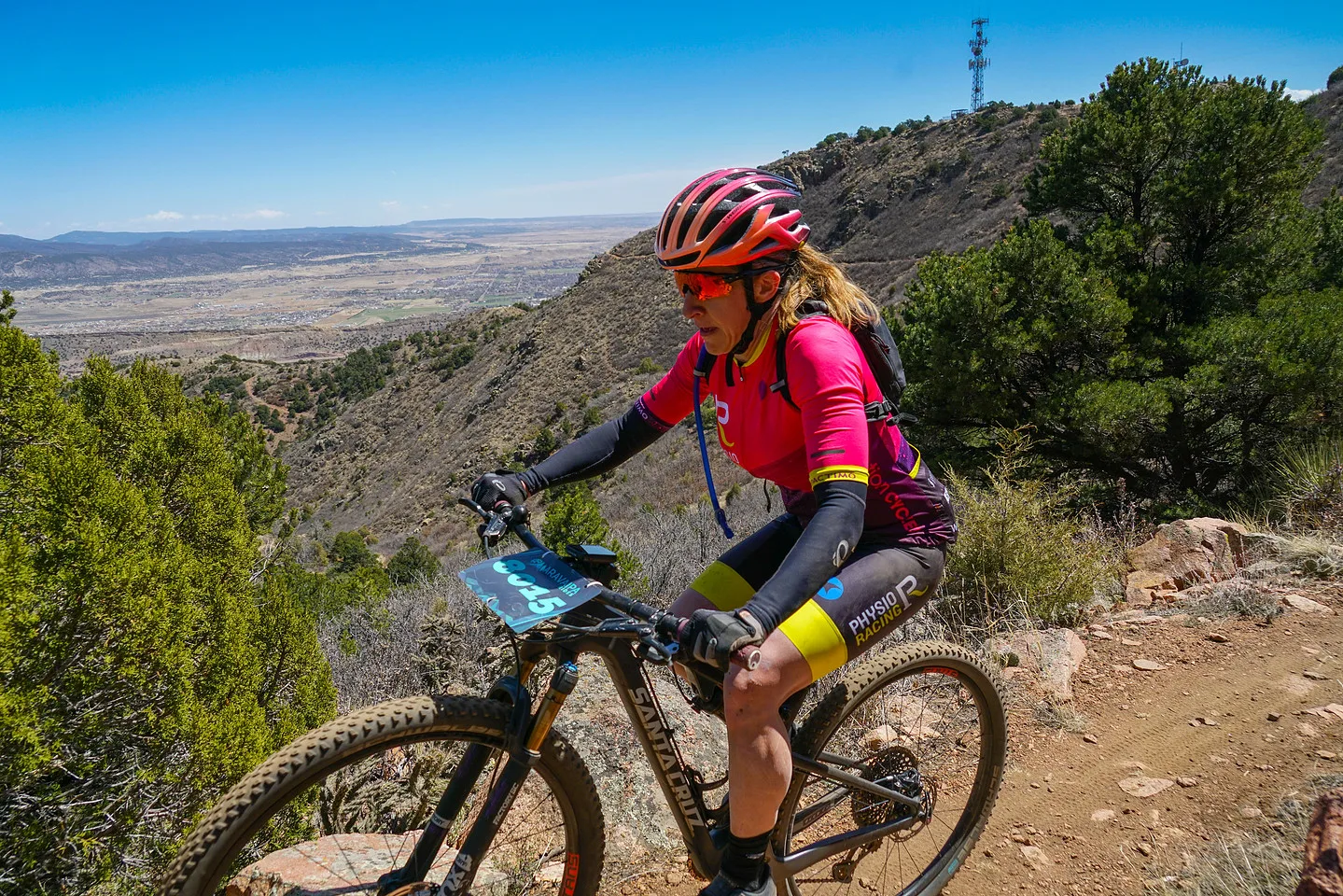 Riders on the Royal Gorge Groove course in Royal Gorge Park