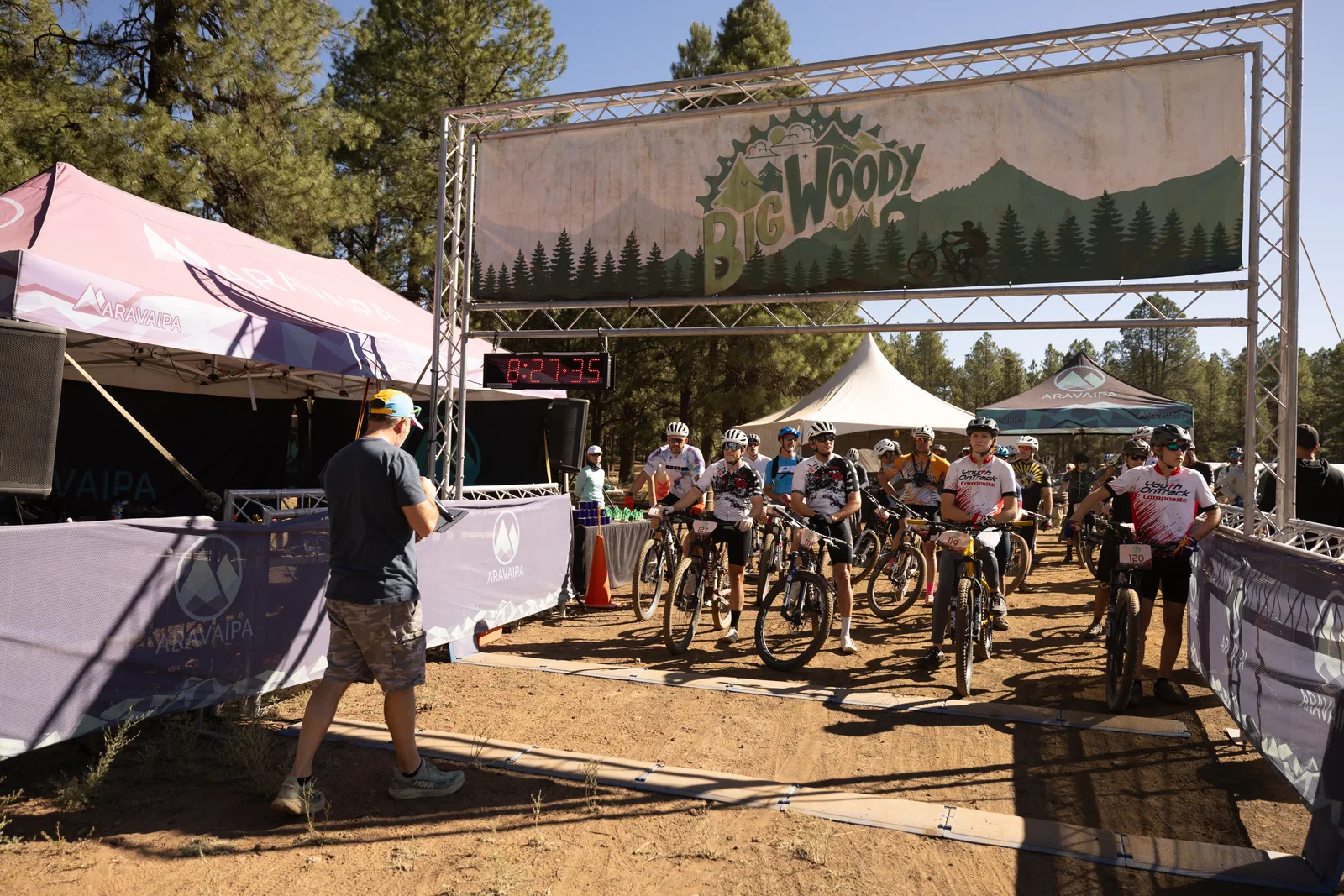 Start of the Big Woody Rides at Fort Tuthill County Park, Flagstaff