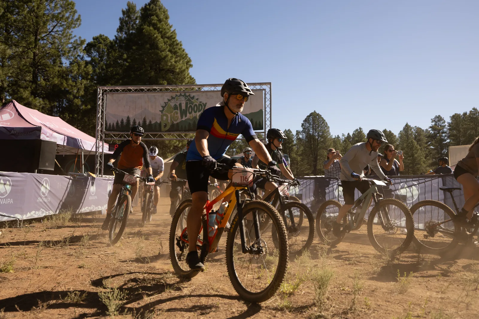Start of the Big Woody Rides at Fort Tuthill County Park, Flagstaff