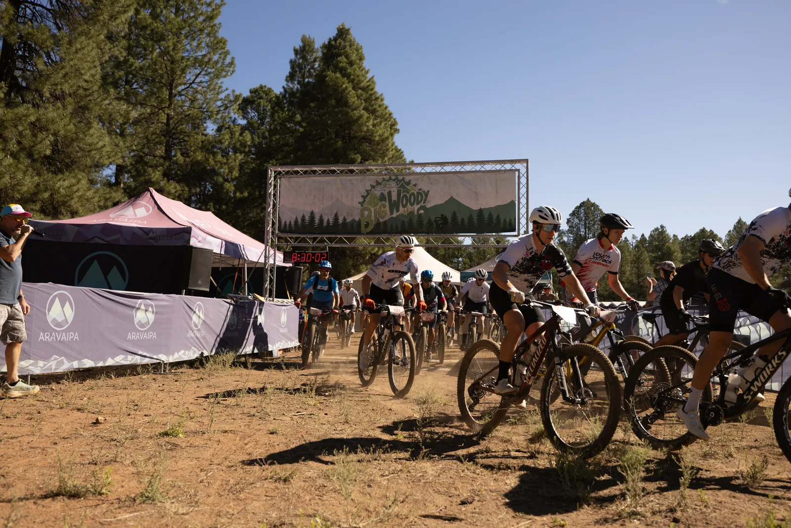 Start of the Big Woody Rides at Fort Tuthill County Park, Flagstaff