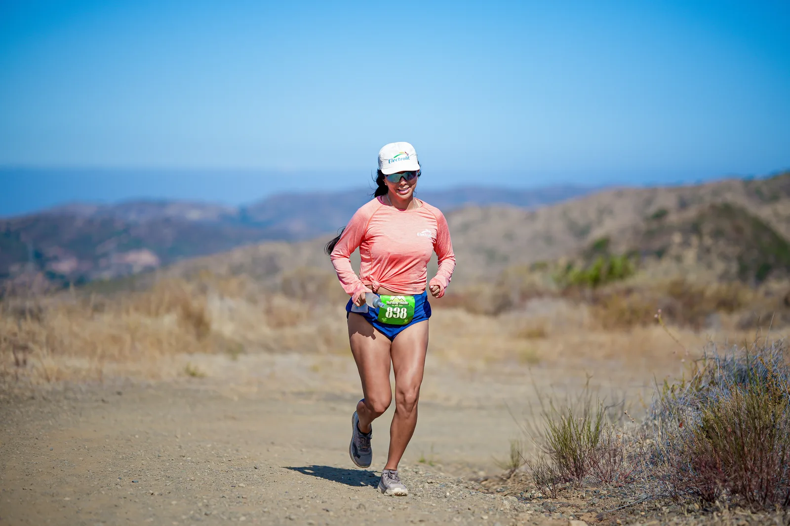Runners in the Santa Monica Mountains at the Harding Hustle