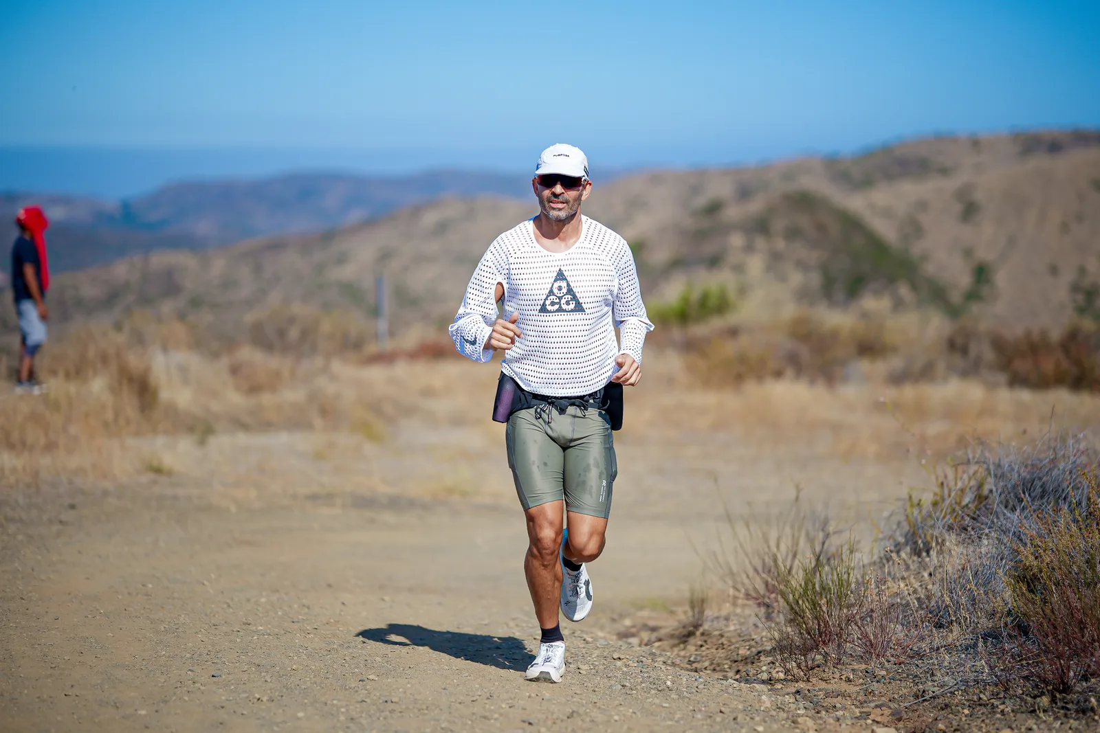 Runners in the Santa Monica Mountains at the Harding Hustle