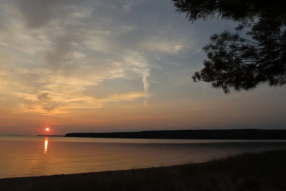 Sunset over Lake Superior