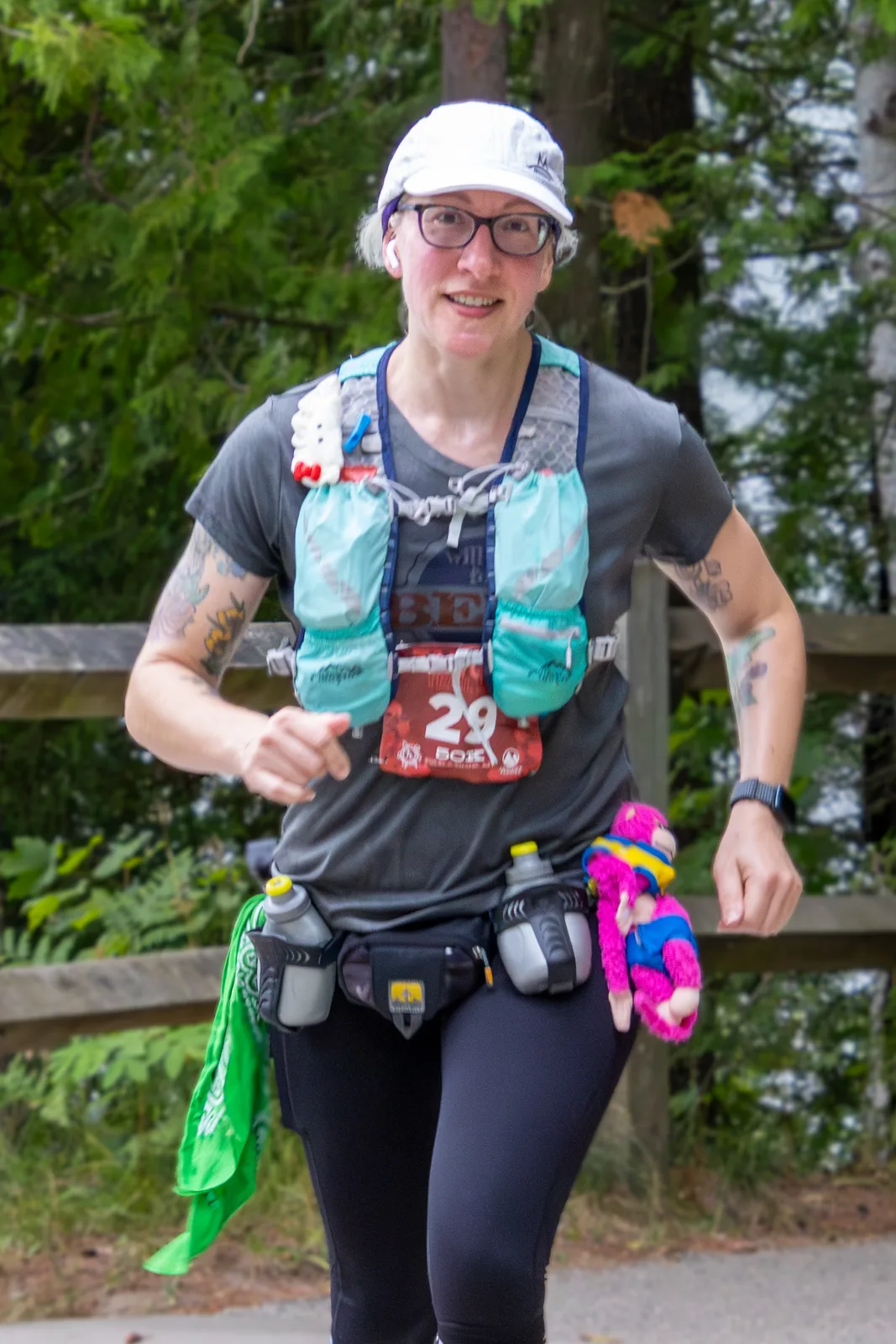 Runners at the Tahqua Trail Runs in the Upper Peninsula