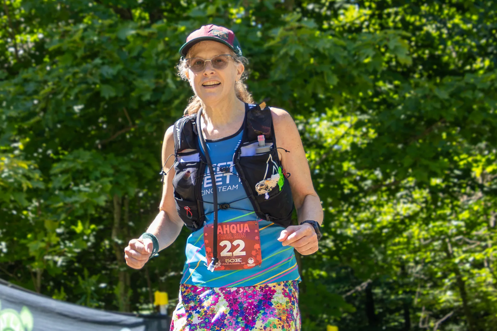 Runners at the Tahqua Trail Runs in the Upper Peninsula