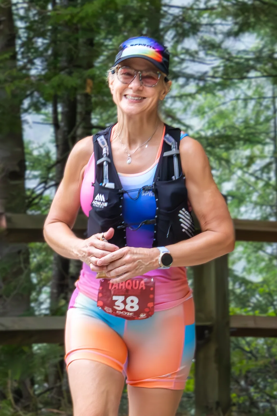Runners at the Tahqua Trail Runs in the Upper Peninsula