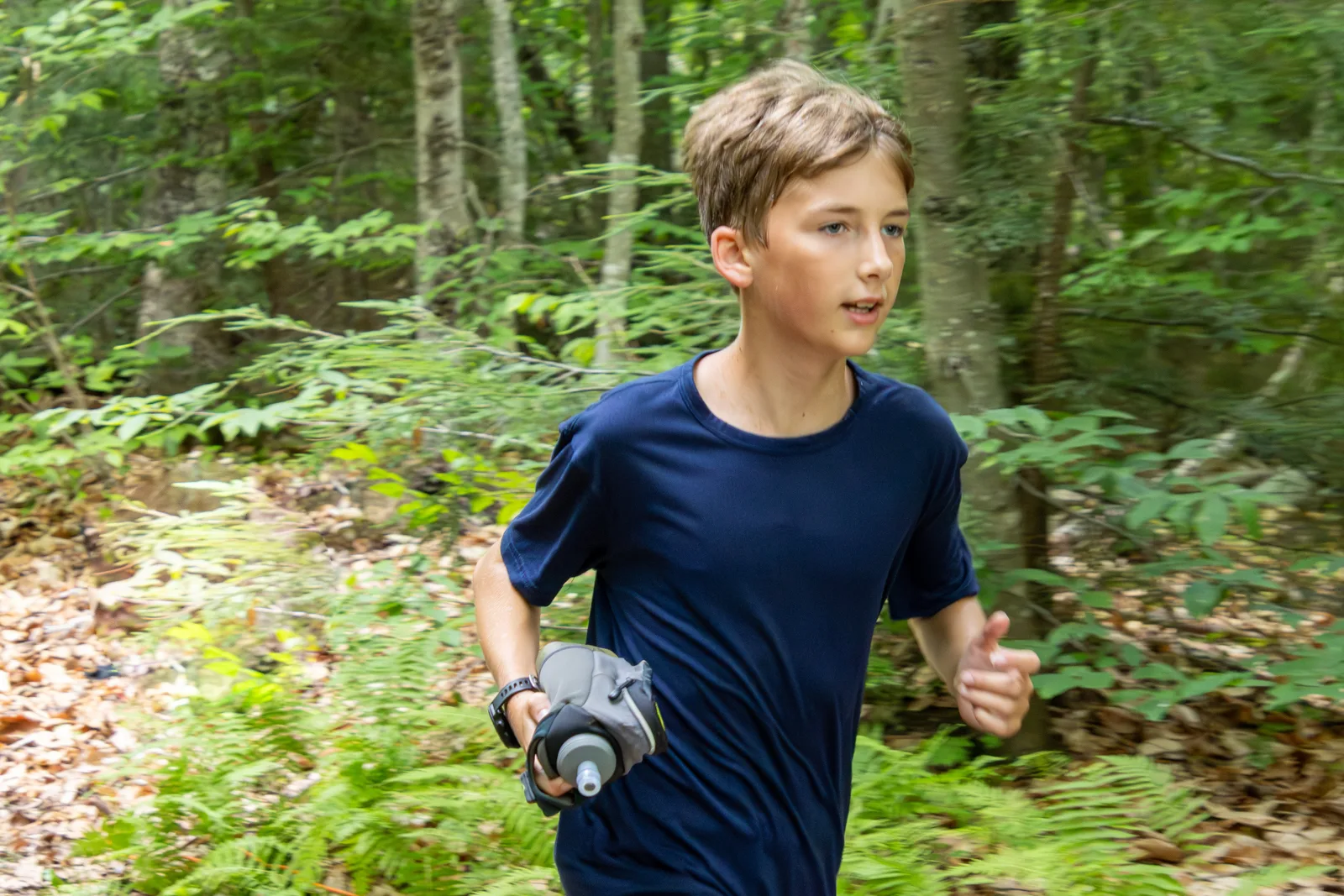 Runners at the Tahqua Trail Runs in the Upper Peninsula