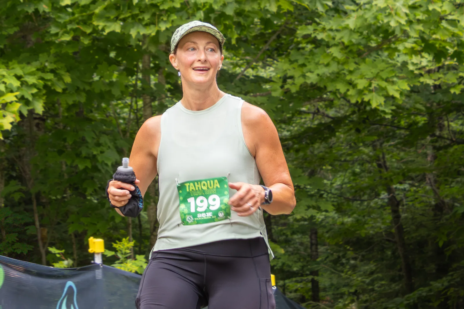 Runners at the Tahqua Trail Runs in the Upper Peninsula