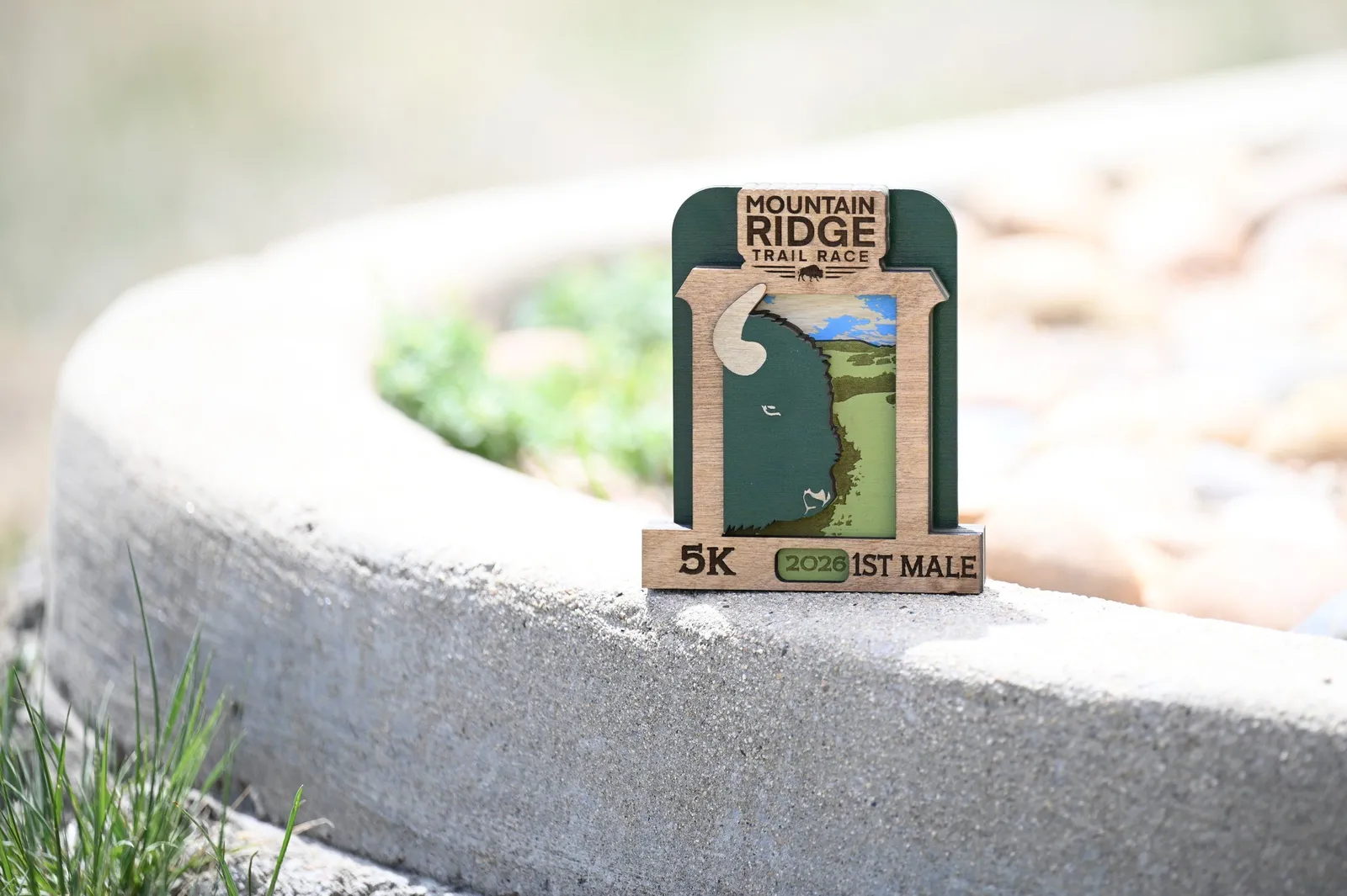 The Mountain Ridge finisher award
