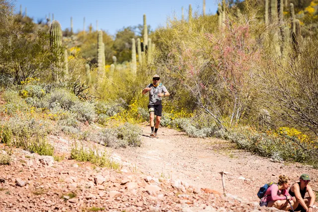 Desert trail at Dam Good Run